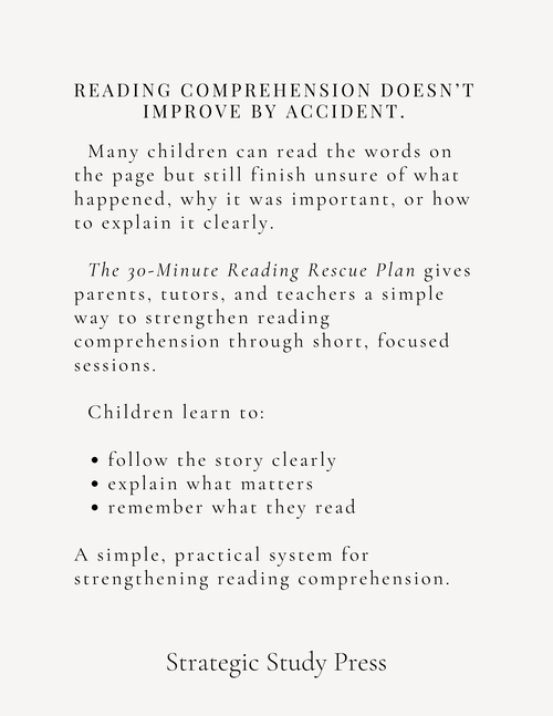 The 30-Minute Reading Rescue Plan (Digital Book)